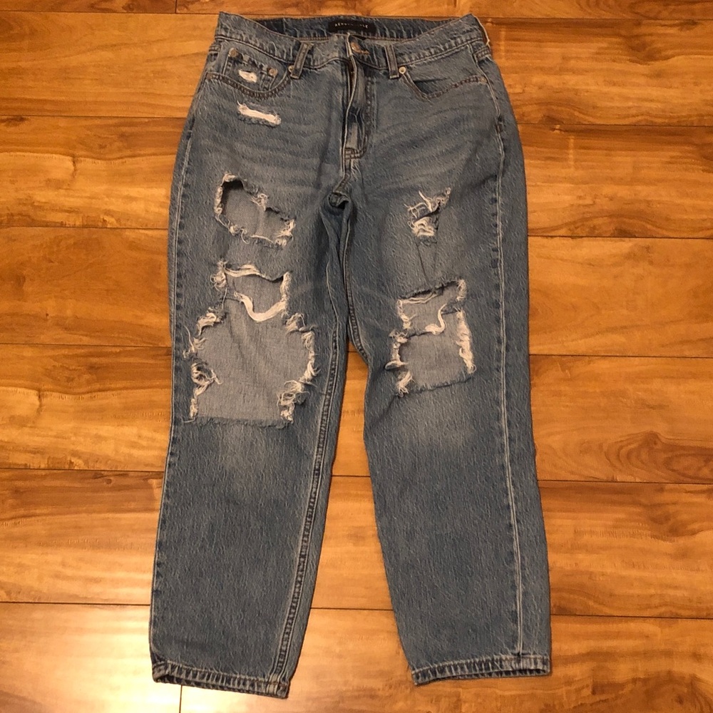 Aeropostale Blue Denim Mom Jeans